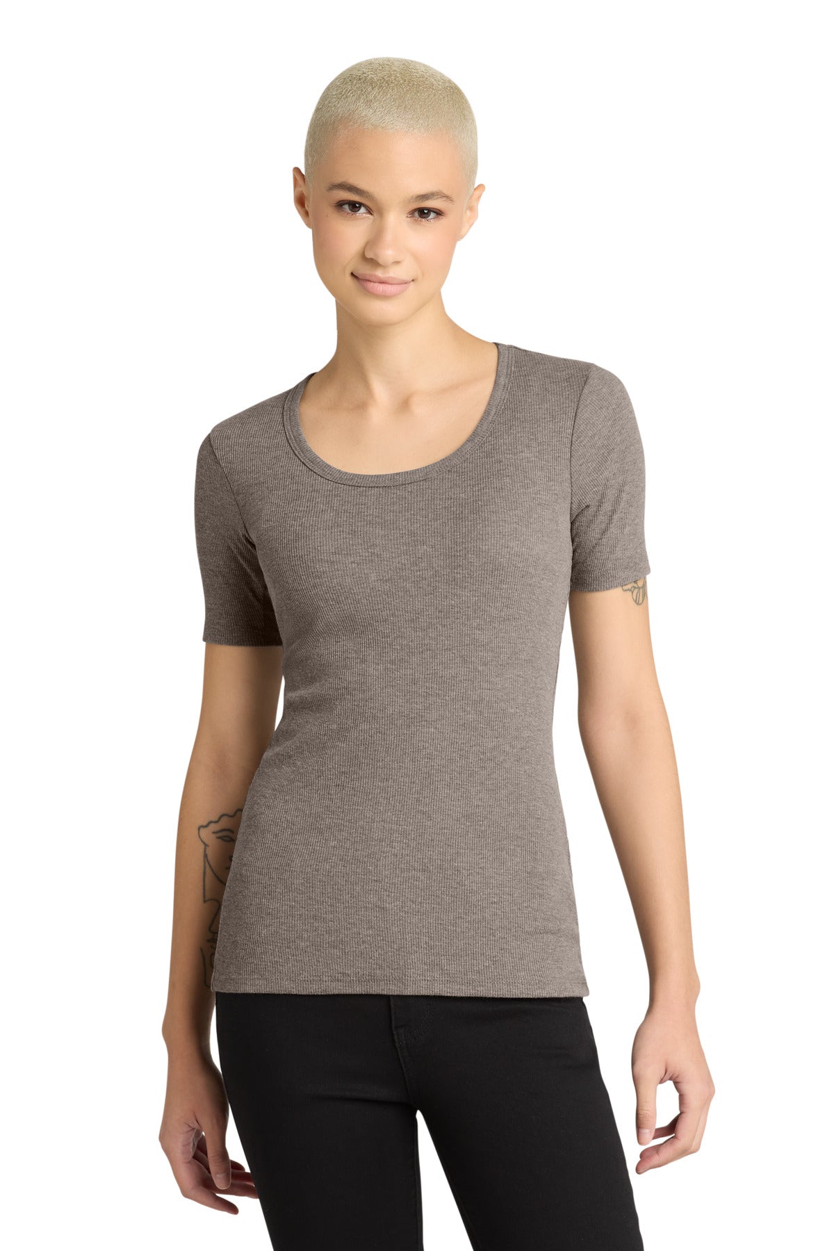 District ®  Women's V.I.T. ™ Rib Scoop Neck Tee DT6020